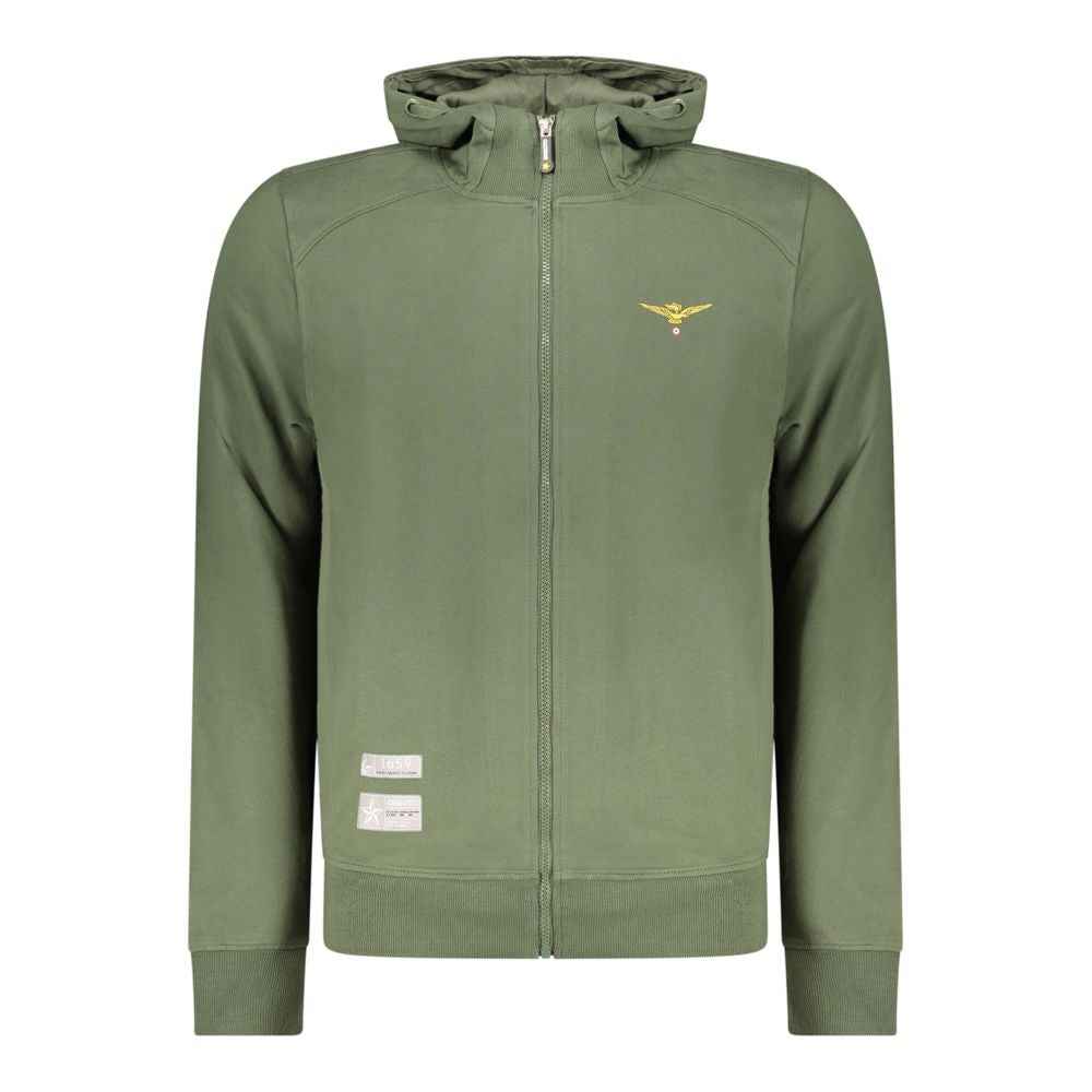 Blue Cotton Mens Hoodie
