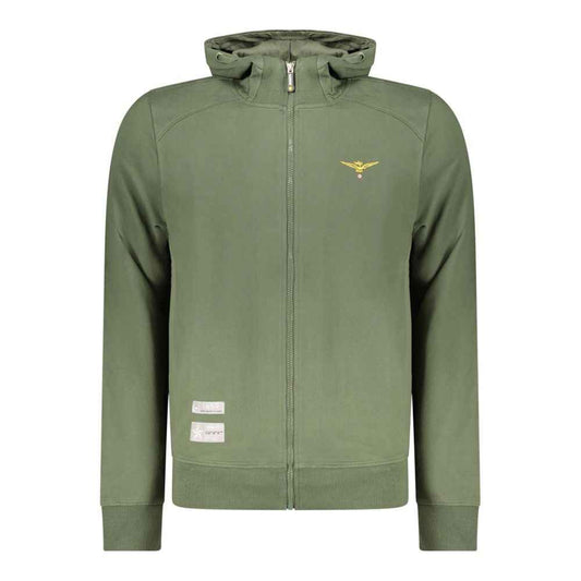 Blue Cotton Mens Hoodie