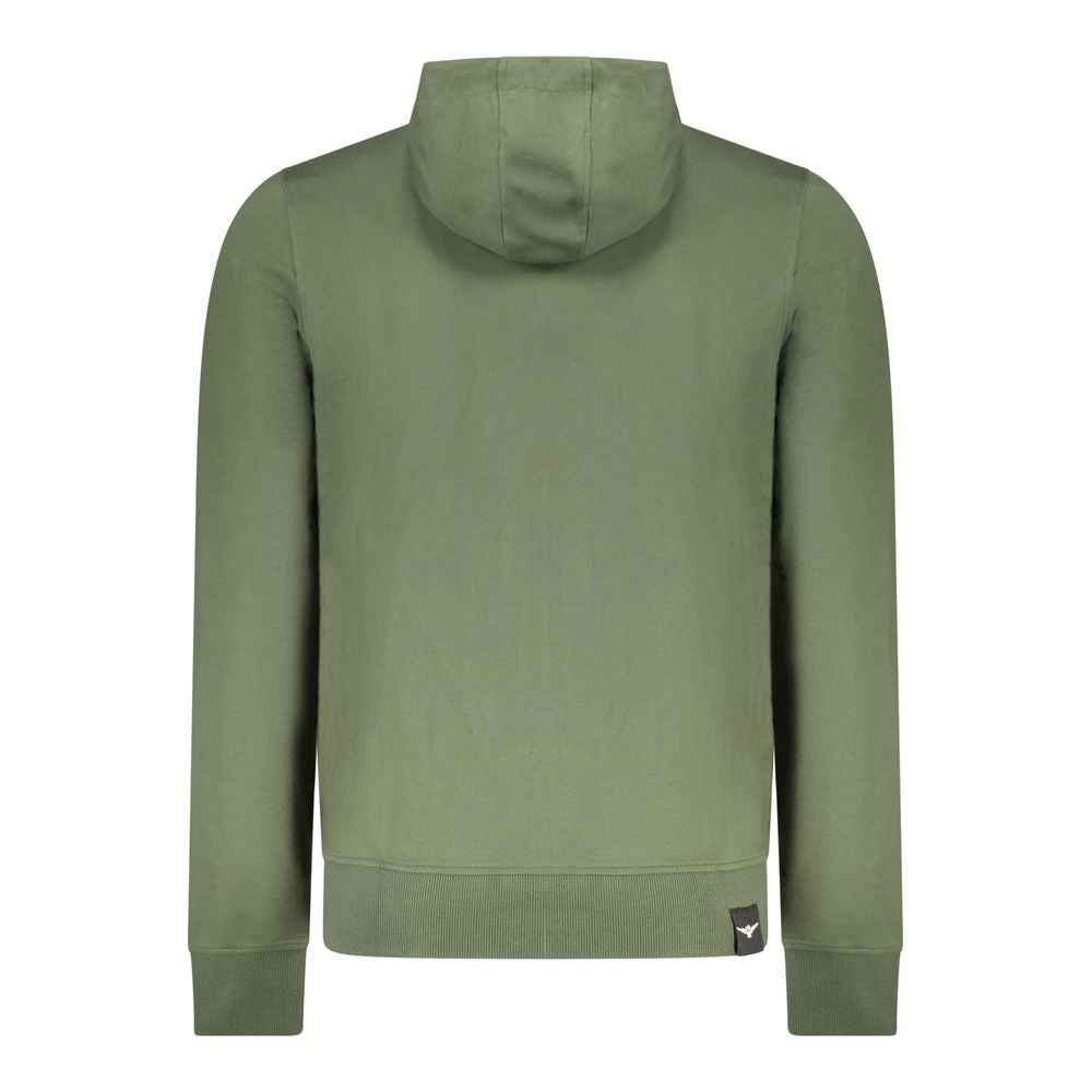 Blue Cotton Mens Hoodie