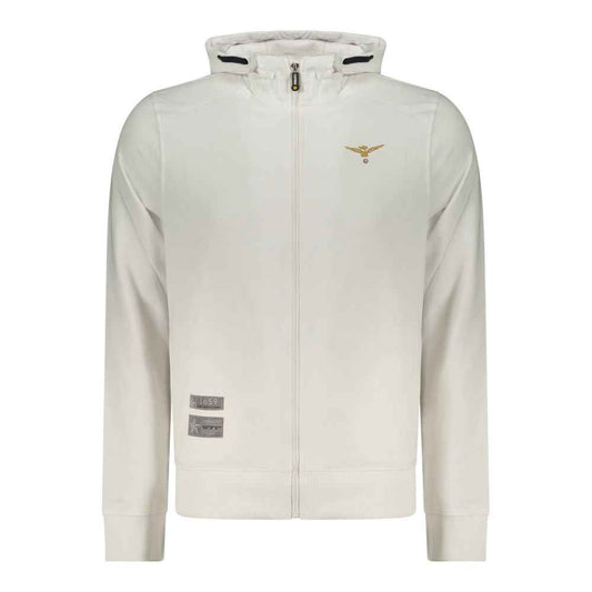 White Cotton Men's Hoodie