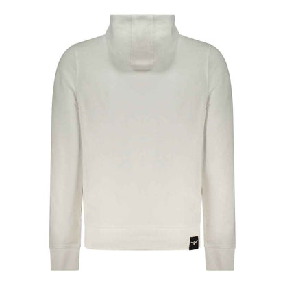 White Cotton Men's Hoodie