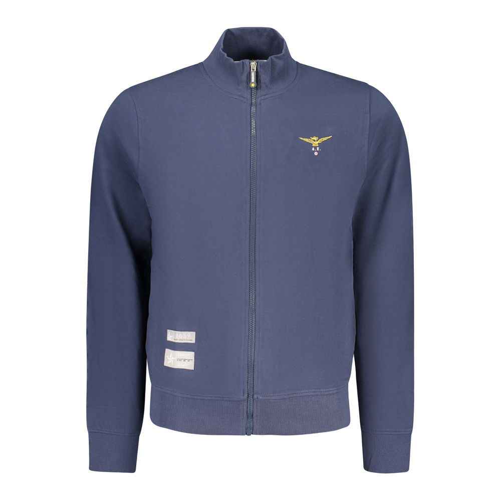 Blue Cotton Men's Sweatshirt