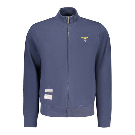Blue Cotton Men's Sweatshirt