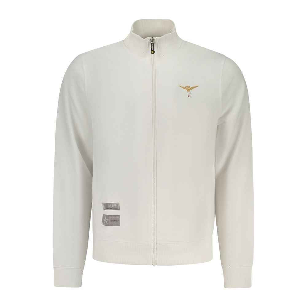Blue Cotton Men Sweatshirt