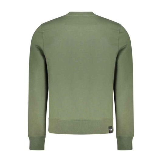 Black Cotton Men's Sweatshirt