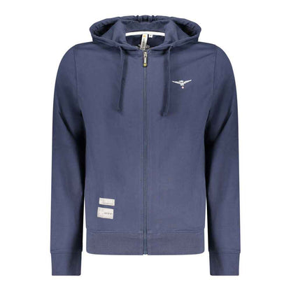 Black Cotton Men Sweatshirt