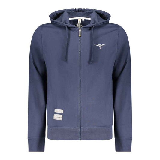 Black Cotton Men Sweatshirt
