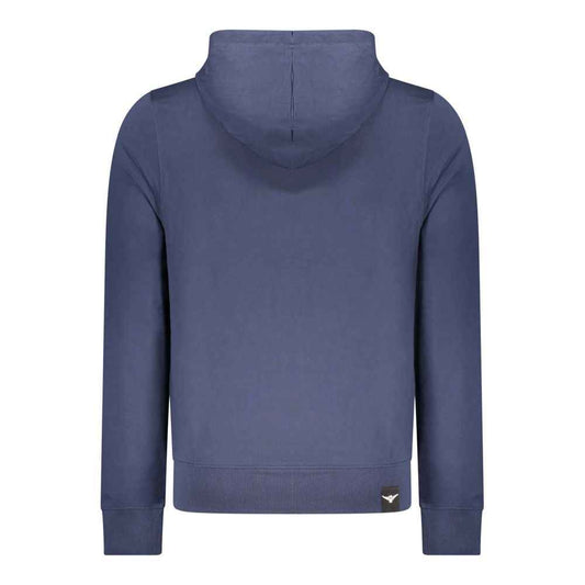 Black Cotton Men Sweatshirt