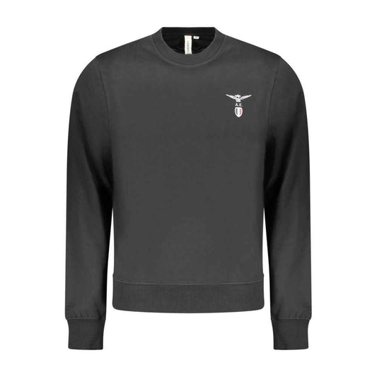 Black Cotton Sweatshirt