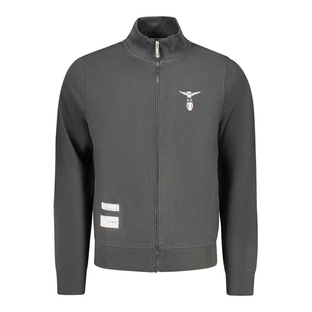 Black Cotton Sweatshirt