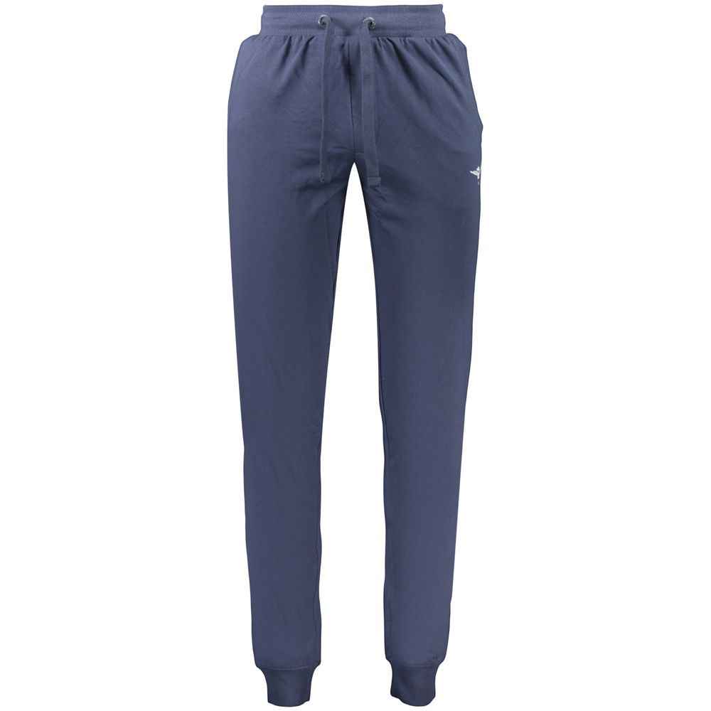 Blu Cotton Men Sports Trouser
