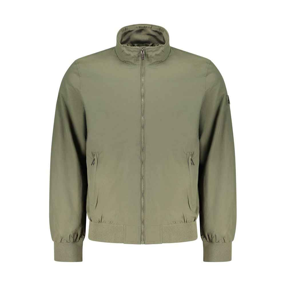 Verde Poliestere Men Jacket