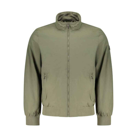 Verde Poliestere Men Jacket