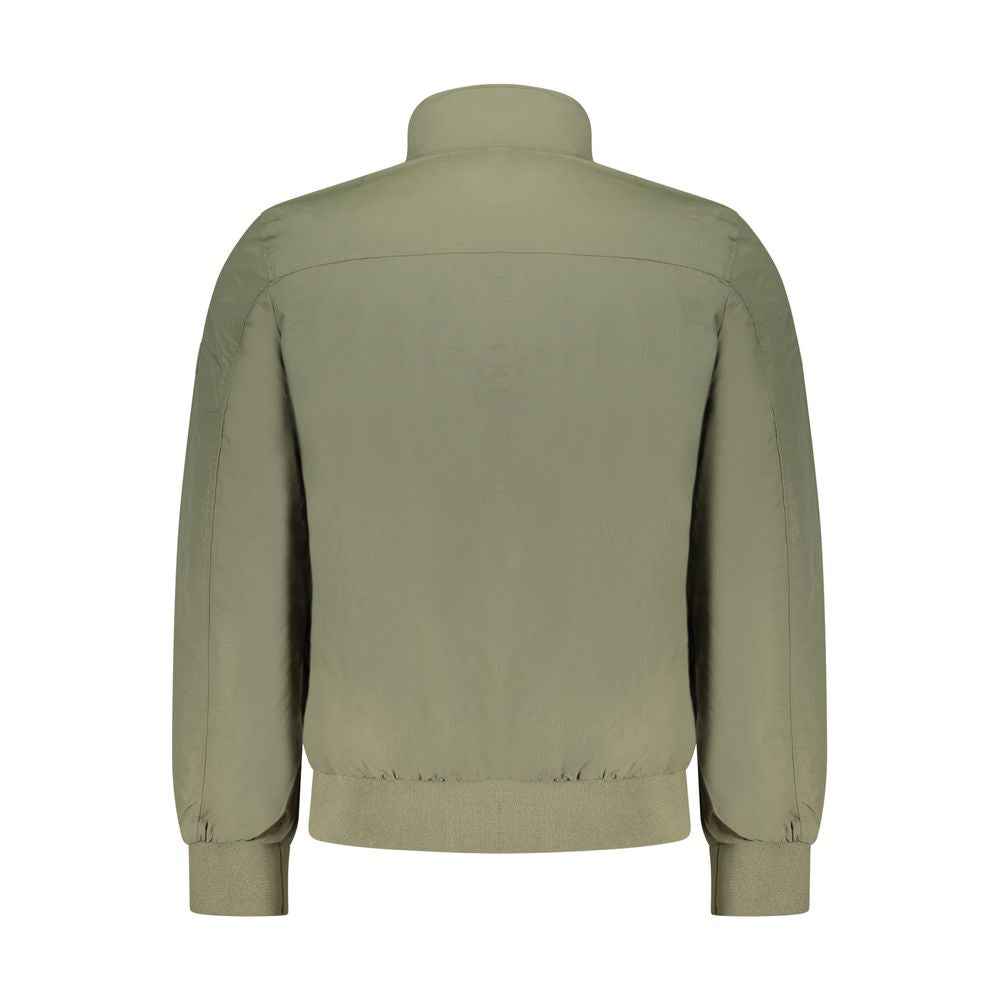 Verde Poliestere Men Jacket