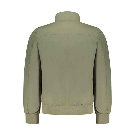 Verde Poliestere Men Jacket