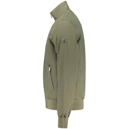 Verde Poliestere Men Jacket