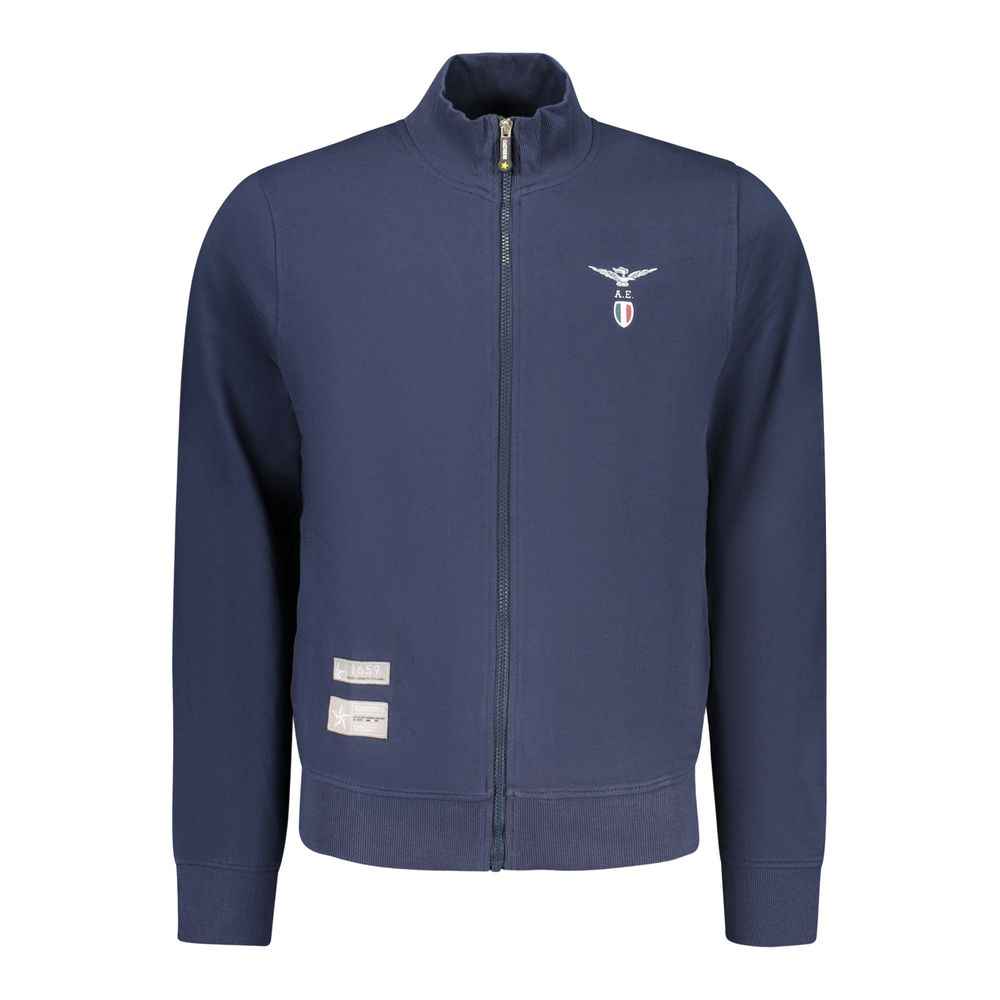 Blue Cotton Men's Sweatshirt