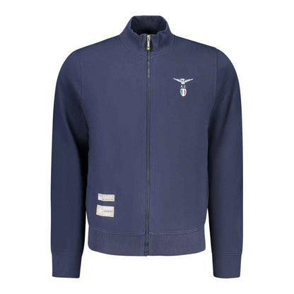 Blue Cotton Men's Sweatshirt