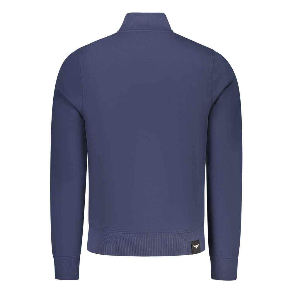 Blue Cotton Men's Sweatshirt