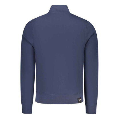 Blue Cotton Men's Sweatshirt