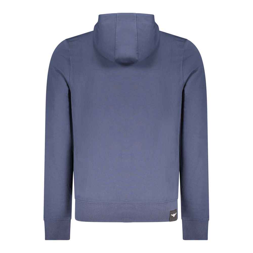 Blue Cotton Men's Sweatshirt