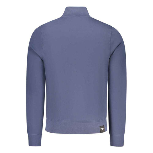 Blue Cotton Sweatshirt
