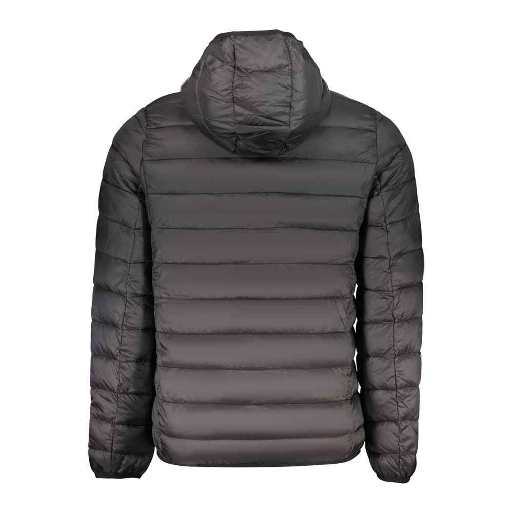 Black Polyester Men's Jacket