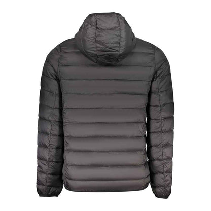 Black Polyester Men's Jacket