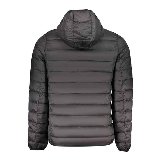 Black Polyester Men's Jacket