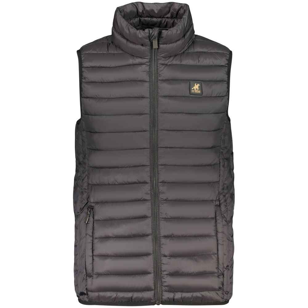Nero Poliestere Men Gilet