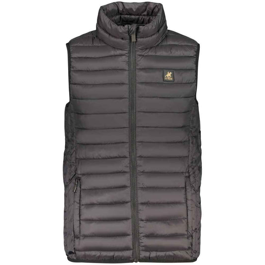 Nero Poliestere Men Gilet