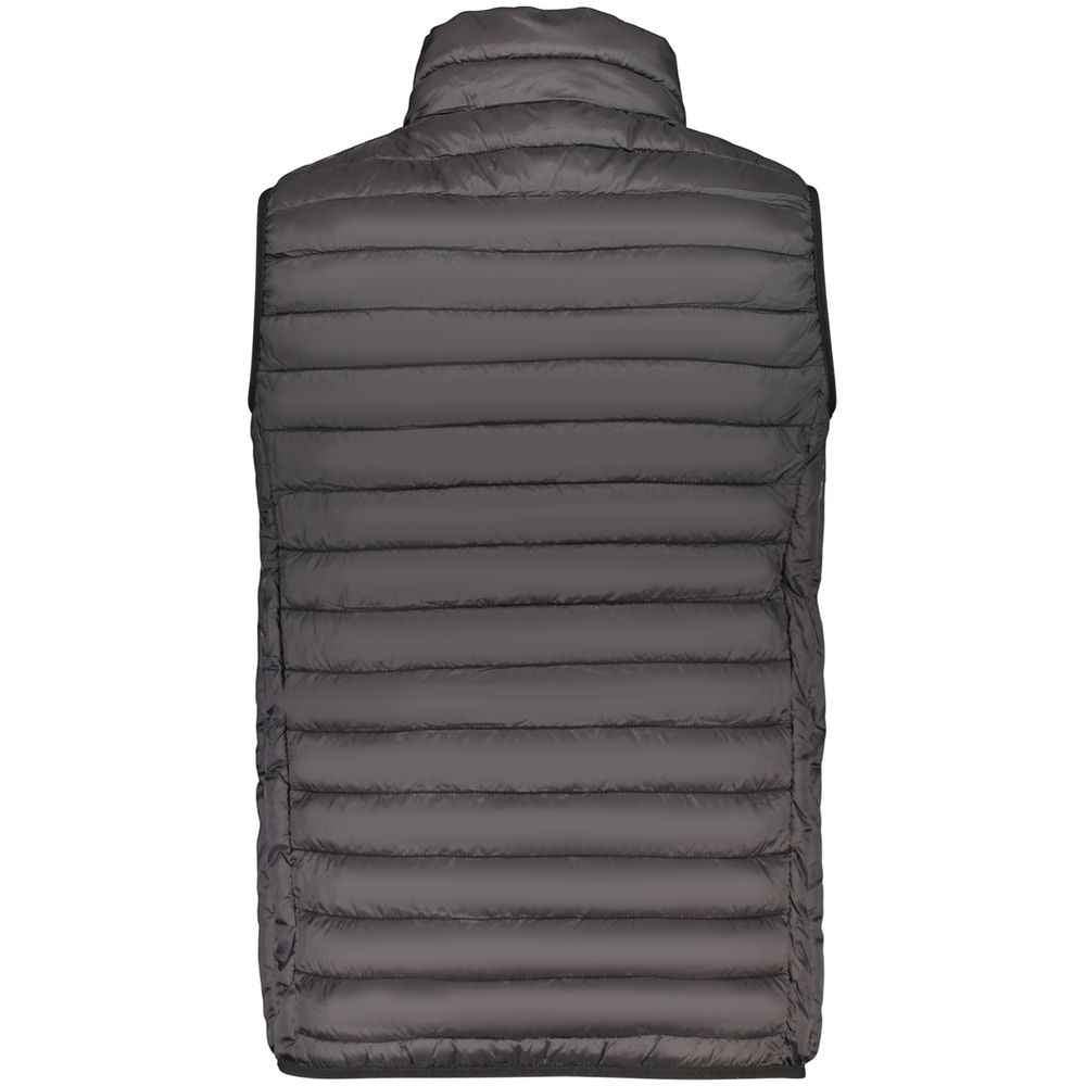 Nero Poliestere Men Gilet
