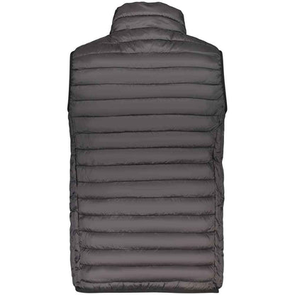 Nero Poliestere Men Gilet
