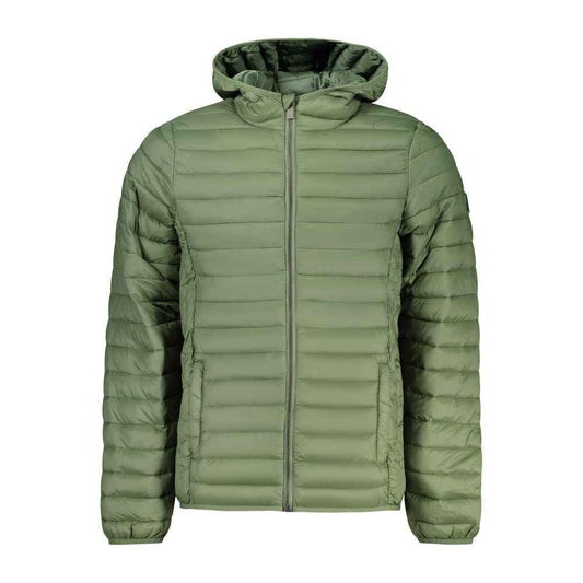 Green Polyester Shell Jacket