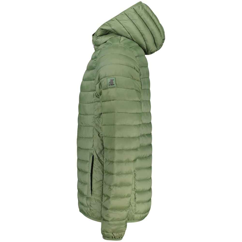 Green Polyester Shell Jacket