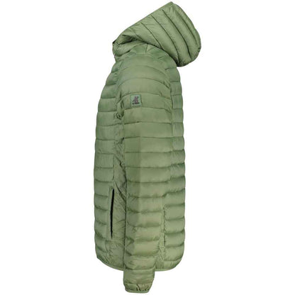 Green Polyester Shell Jacket