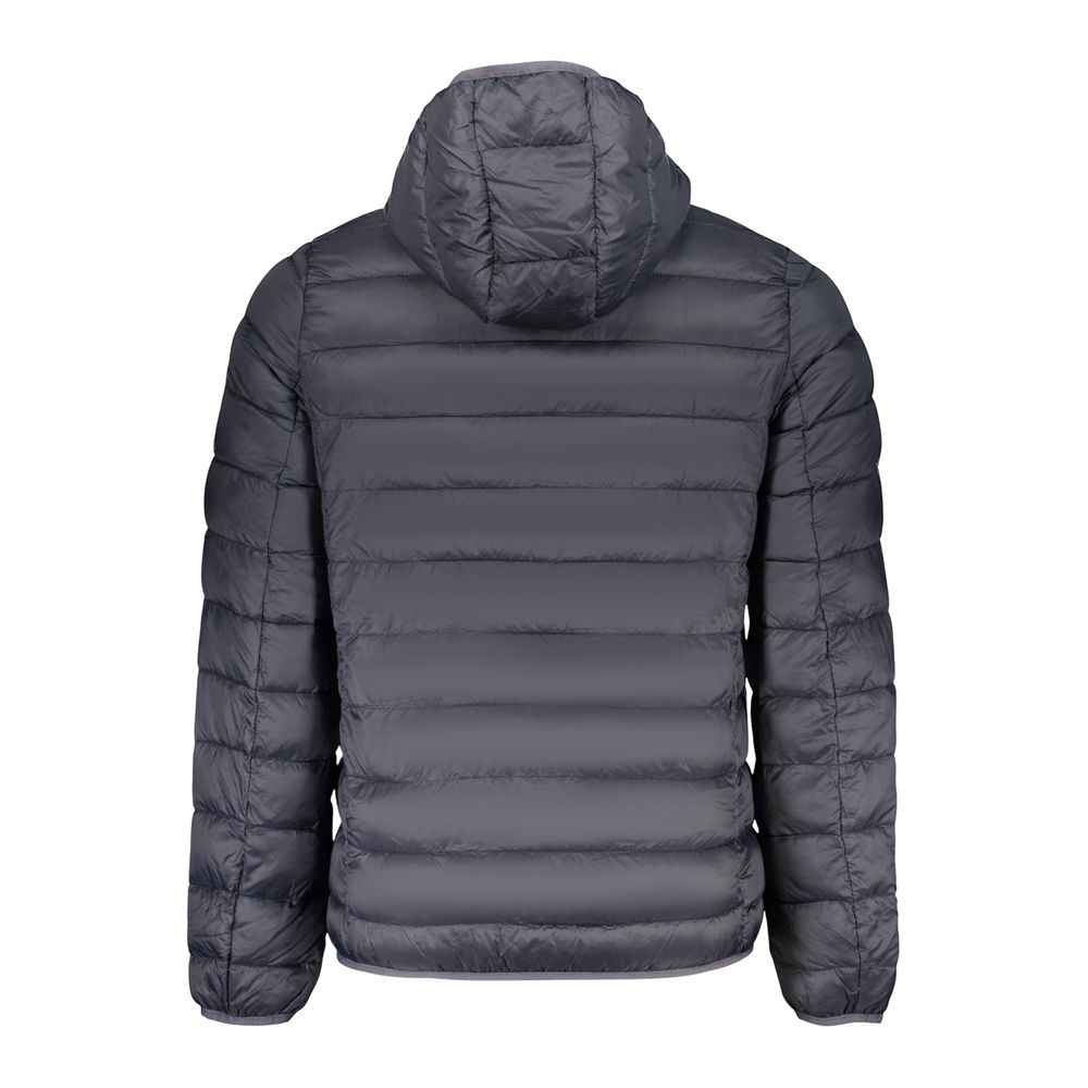 Blue Polyester Men's Jacket