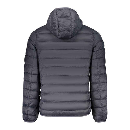Blue Polyester Men's Jacket