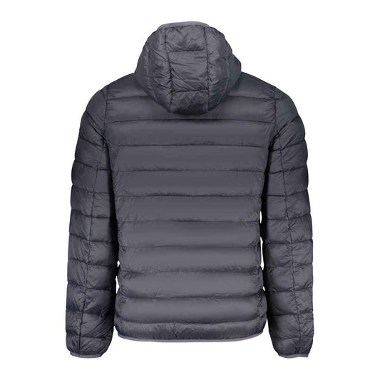 Blue Polyester Men's Jacket