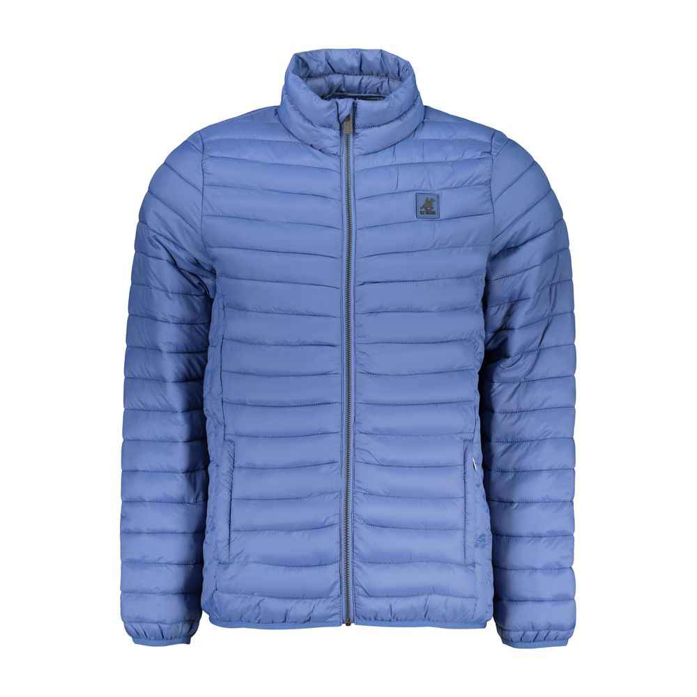 Blue Polyester Shell Jacket