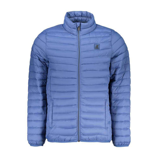 Blue Polyester Shell Jacket