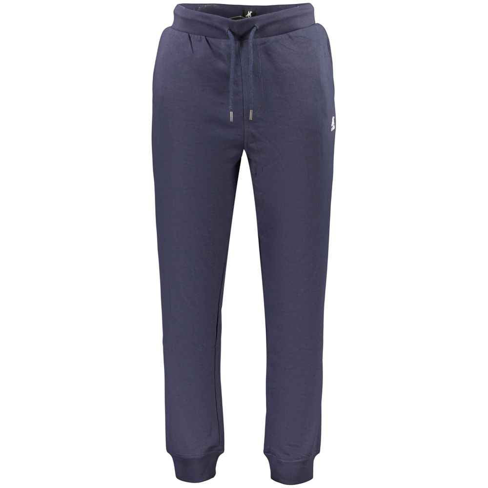 Blue Cotton Men's Trousers