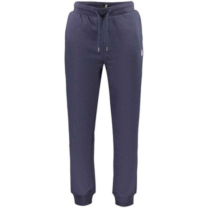 Blue Cotton Men's Trousers