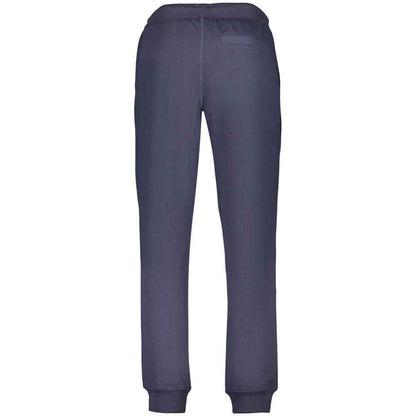 Blue Cotton Men's Trousers