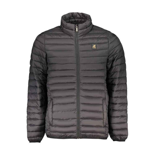 Black Polyester Men's Jacket
