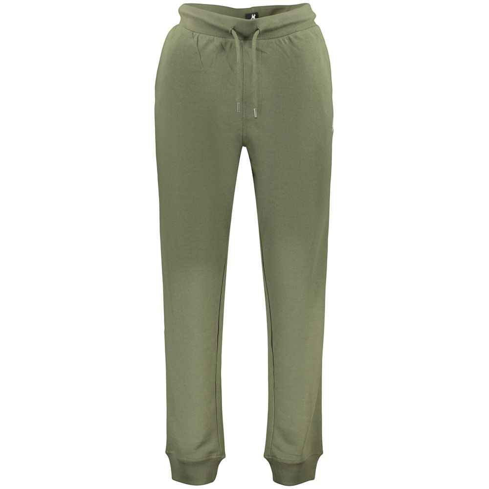 Green Cotton Menswear Trouser