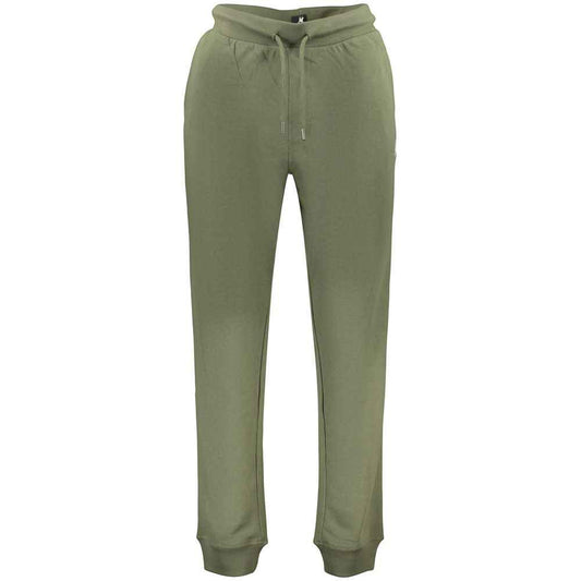Green Cotton Menswear Trouser