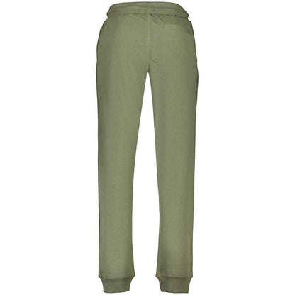 Green Cotton Menswear Trouser