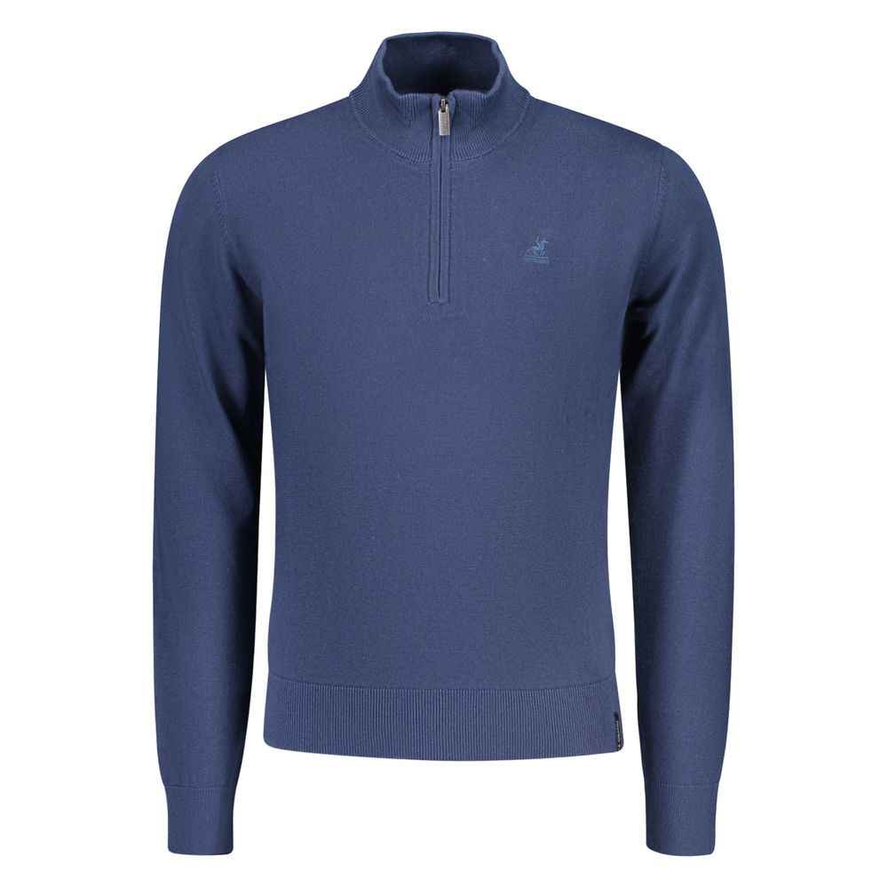 Blue Cotton Men's Sweater