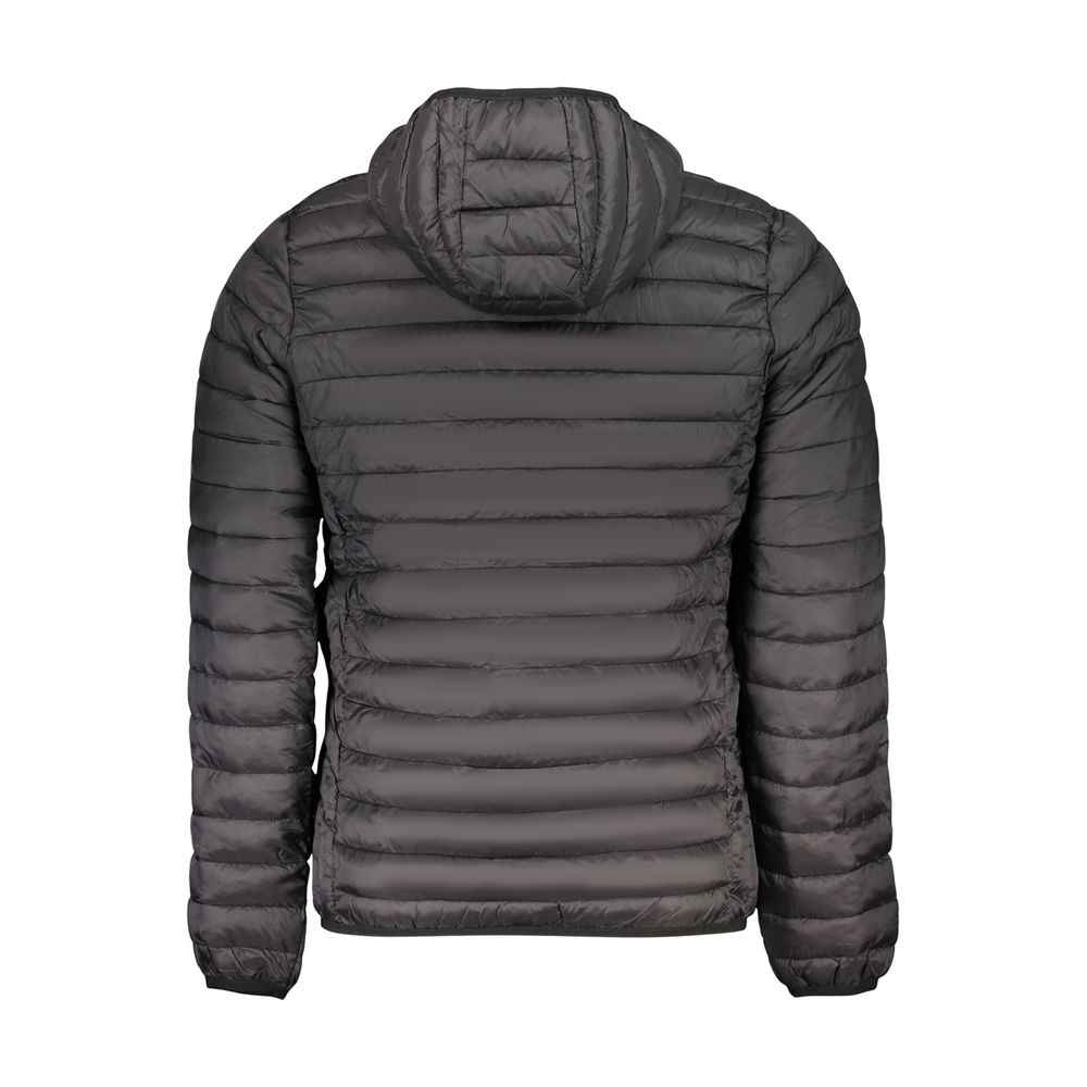 Black Polyester Men's Jacket